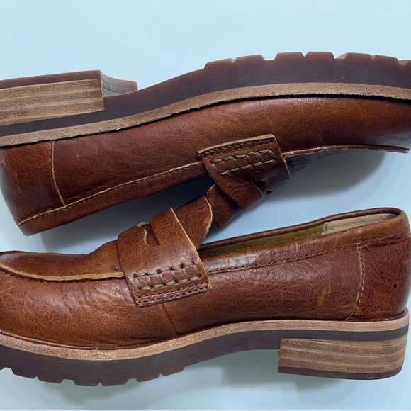 Kork Ease Carlisle Penny Loafer Womens Size 7 M Brown Leather Comfort Shoes - Picture 10 of 12